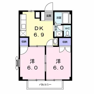エレガンスながら【2階】の間取り