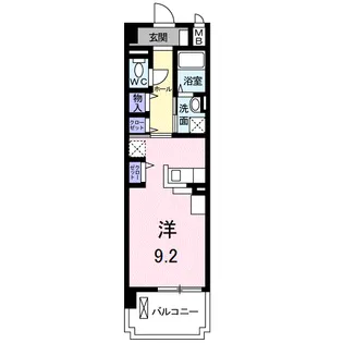 メゾン・ド・リアン【5階】の間取り