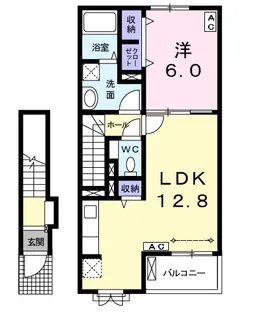 ブローテ【2階】の間取り