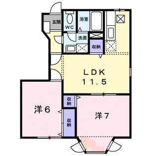 ドリームハウス B【1階】の間取り