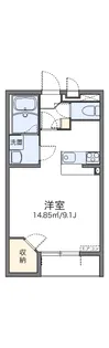 レオネクストグレートフル【107号室】の間取り