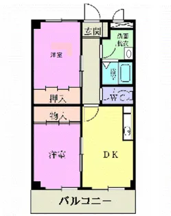 ニューマリッチTD・Ⅰ【3階】の間取り