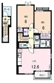 CEREJA(セレージャ)【2階】の間取り
