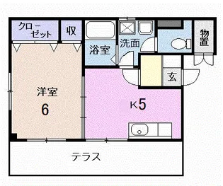 シャルマンハウス【1階】の間取り