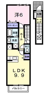 サクーラあさい【2階】の間取り