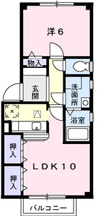 サンライフFURUTA3【1階】の間取り