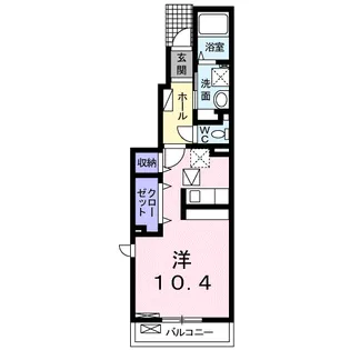 カーサ ソレアラ【1階】の間取り