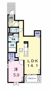 サンリット メゾン【1階】の間取り
