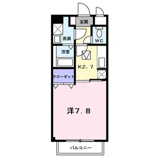 ジョイフルM3【1階】の間取り