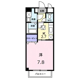 ジョイフルM3【2階】の間取り