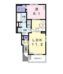 ブライド・サチⅠ【1階】の間取り