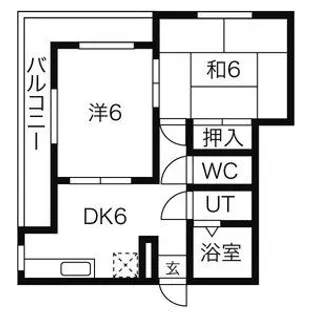 コーポコスモス【3階】の間取り