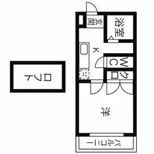パルテネール北及S【2階】の間取り