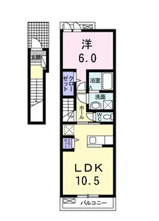 フロレシア【2階】の間取り
