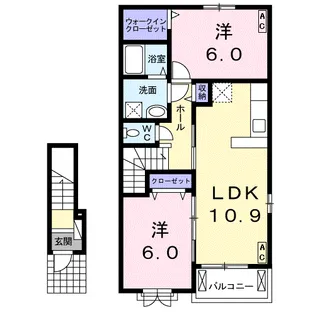グラン ソレイユ【2階】の間取り