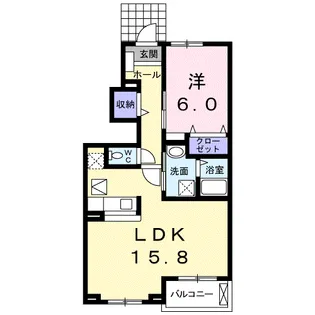 ピクシー・ラビット A【1階】の間取り