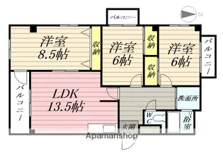 M・エコー【3階】の間取り