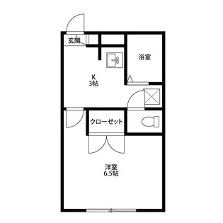 アンプルールブワK・K【2階】の間取り
