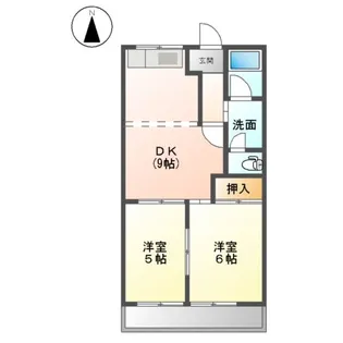 コミュニティタウン50【00103号室】の間取り