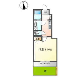 ソレイユⅡ【1階】の間取り