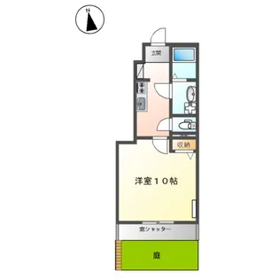 ソレイユⅡ【1階】の間取り