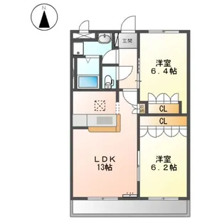 アンビエンテ【1階】の間取り