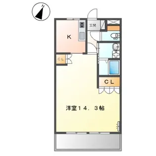 NOBLECHATEAU K.T【2階】の間取り