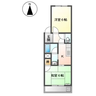 K’S HOUSE【2階】の間取り