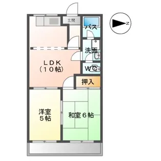 ラ・フォーレ神谷【00201号室】の間取り