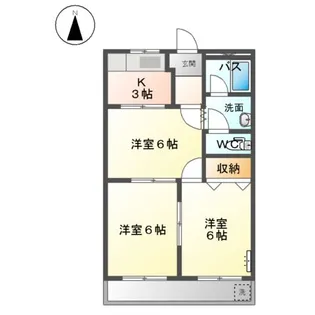 アーバンヒルズT1【00303号室】の間取り
