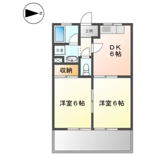 エクシードASANO【00101号室】の間取り