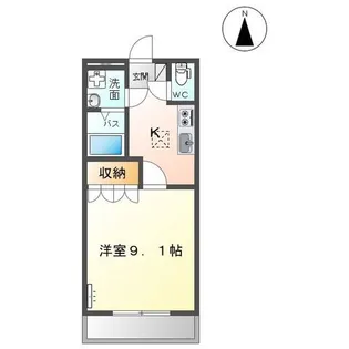 スウィートクローバー【1階】の間取り