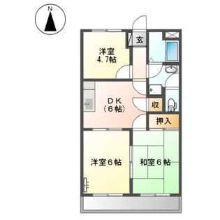FLORENCE吉野【2階】の間取り