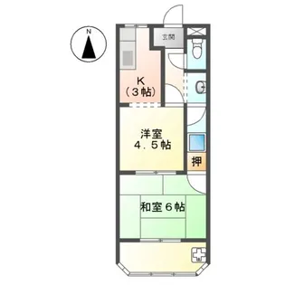 ハインスハイムⅢ【00105号室】の間取り