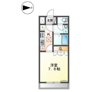 グレイスヴィラ花水木【1階】の間取り