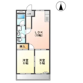 ミロワール【00203号室】の間取り