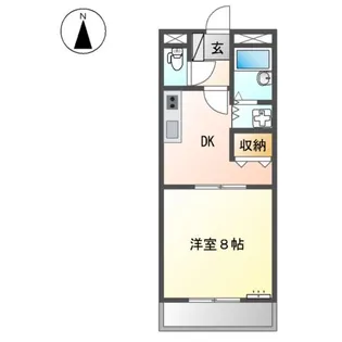 プリッツパレス【2階】の間取り