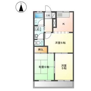 サンクエストA【00305号室】の間取り