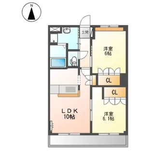 小城苑【3階】の間取り