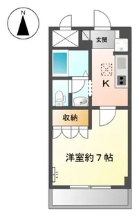 ラ メゾン ド ショコラ【103号室】の間取り