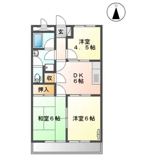 メゾンエクセル【3階】の間取り