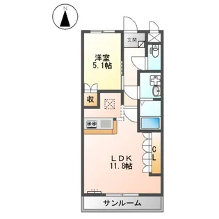 グランコート【1階】の間取り