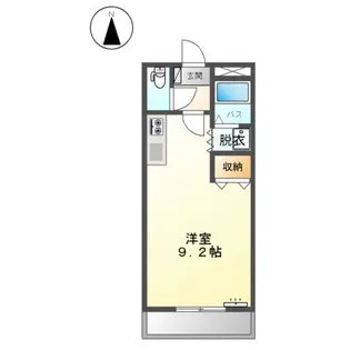リヴィエール・ナワ【105号室】の間取り