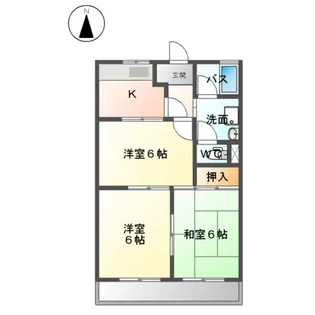 アーバンヒルズT2【00302号室】の間取り