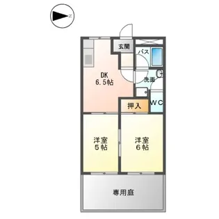 Mフィールド【1階】の間取り