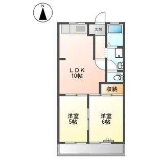 コーポラスN&A【B205号室】の間取り