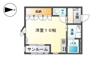 イーストサイド Ⅲ【101号室】の間取り