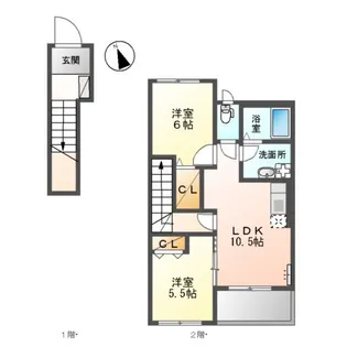 グリーン ヴィラージュ【2階】の間取り