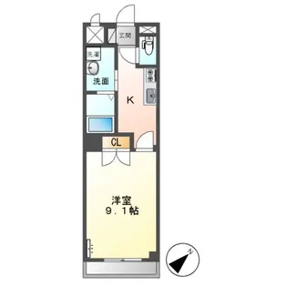 スマイルハウス【101号室】の間取り