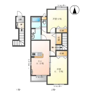 ブオナ レーガⅠ【2階】の間取り